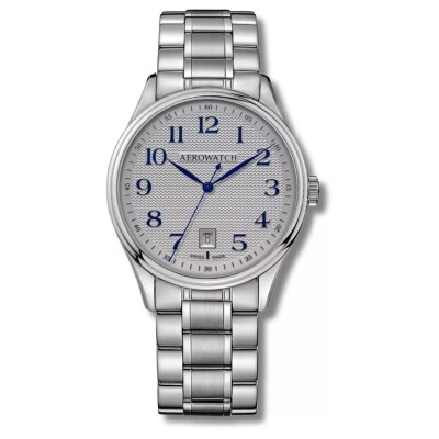 Montre Aerowatch Gent classic homme quartz acier