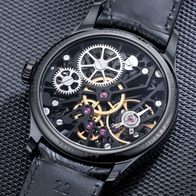 Montre Aerowatch Squelette Cobweb black