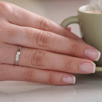 Bague Alchimie Trilogie 0,045 carat