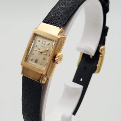 Montre Zenith femme Or Rose 750/1000e mécanique années 40