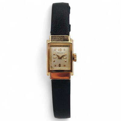 Montre Zenith femme Or Rose 750/1000e mécanique années 40