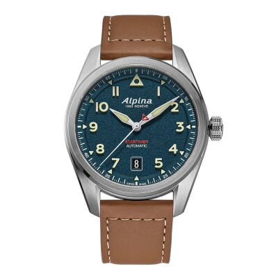 Montre Alpina Startimer Pilot Automatic AL-525NW4S36 bleu