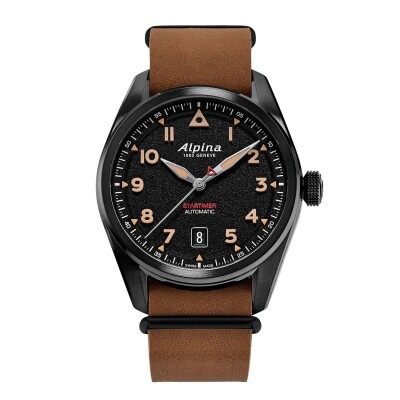 Montre Alpina Startimer Pilot Automatic AL-525BW4SB36 noir