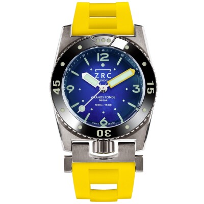 Montre ZRC MN64 GF4226521118 Titane rubber Jaune