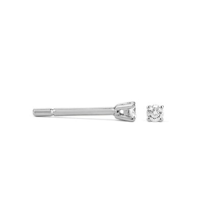 Boucles d'oreilles Diamants puce Or gris 0,10 carats