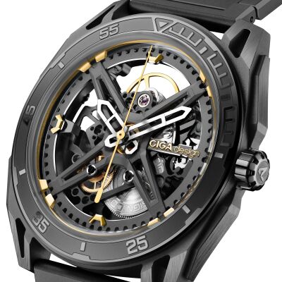 Montre Ciga Design Falcon Black Gold
