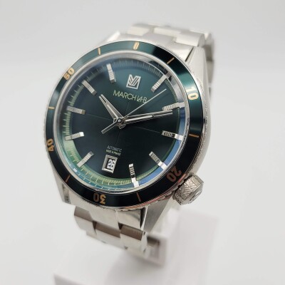 Montre March LAB Bonzer Automatic Double Green