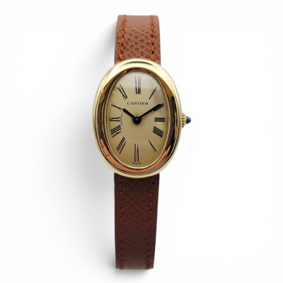Montre Cartier Baignoire réf 55039 mécanique Or jaune 750/1000e