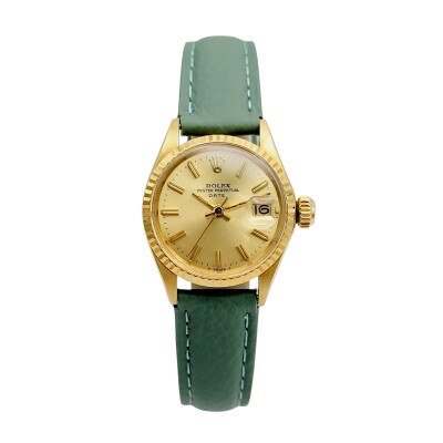 Montre Rolex Lady Date 6517 24mm boitier Or