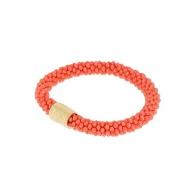 Bracelet ZAG Adenise Perles et acier doré