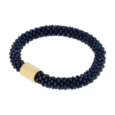 Bracelet ZAG Adenise Perles et acier doré