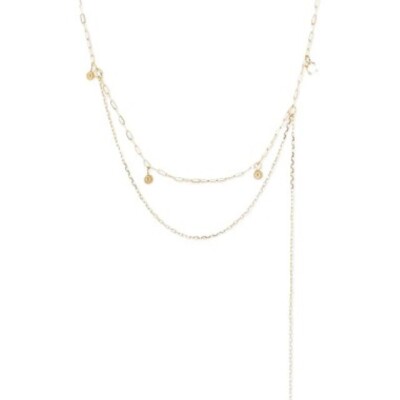 Collier ZAG Icilo acier doré