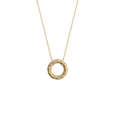 Collier LES GEORGETTES Icône Torsade doré