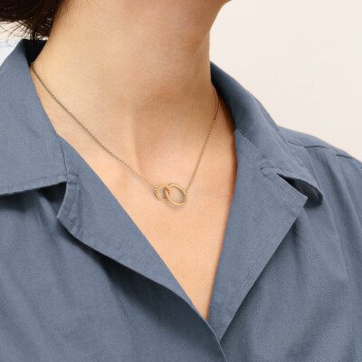 Collier LES GEORGETTES Icône Torsade doré