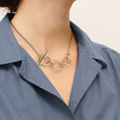 Collier LES GEORGETTES Icône Maillons doré