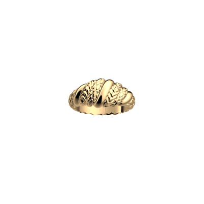Bague LES GEORGETTES Icône Torsade dorée