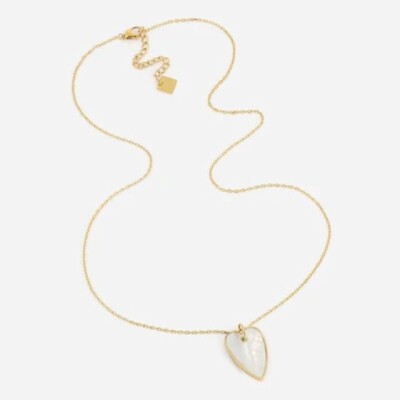 Collier ZAG Tenero Acier doré et nacre