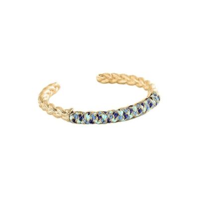 Bracelet Agatha Rafia en laiton