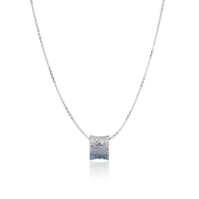 Collier FELLINE CONVACO Argent 925/1000ème Oxydes de zirconium bleus