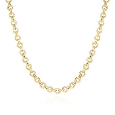 Collier CARRARA CHAIN Argent Plaqué or jaune 18K
