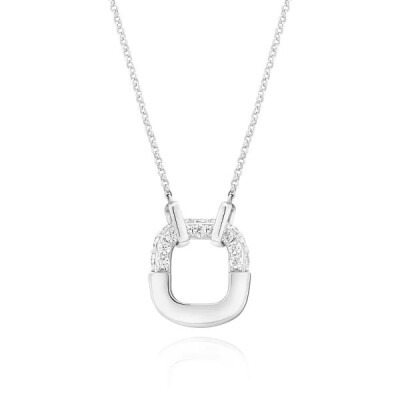 Collier MARATEA Argent et Oxydes de zirconium