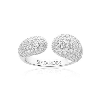 Bague GOCCIA Argent et Oxydes de zirconium