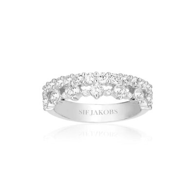 Bague LIVIGNO Argent et Oxydes de Zirconium