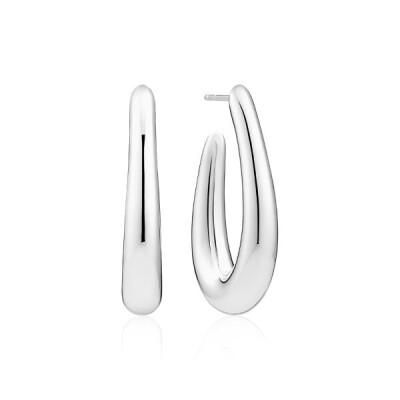 Boucles d'oreilles GOCCIA / PIANURA PICCOLO Argent rhodié