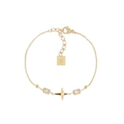 BRACELET Cutro ACIER DOREï Zrconium