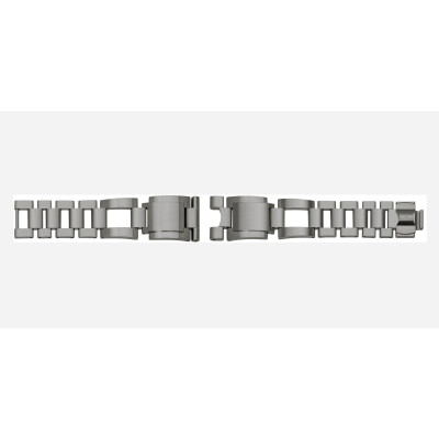 Bracelet De Montre ZRC – Acier Inoxydable Argenté – Largeur 19mm (neuf, Sans Boîte)