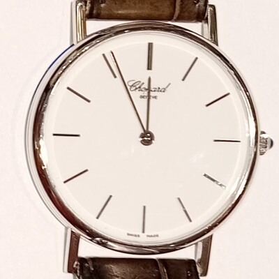 Montre Chopard Classic quartz or blanc 161091-1001