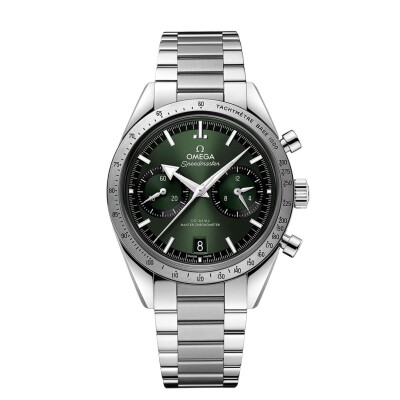 Montre OMEGA Speedmaster '57 Chronographe Co-Axial Master Chronometer 40,5mm verte 33210415110001