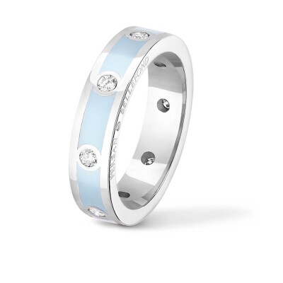 Bague Classique Persan & Bellefond Bleu Jodhpur 8 Diamants CBDISBTC