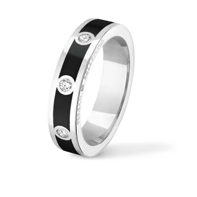 Bague Classique Persan & Bellefond Deep Black 3 Diamants CBDIDB