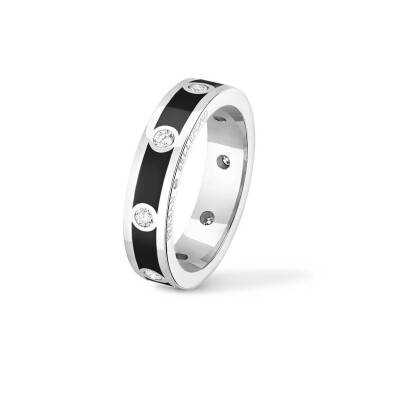 Bague Classique Persan & Bellefond Deep Black 8 Diamants CBDIDBTC