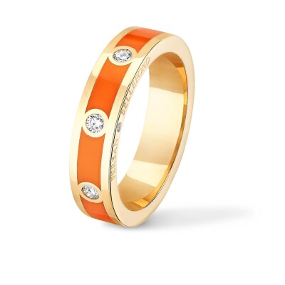 Bague Classique Persan & Bellefond Terre Orange 3 Diamants CJDIOO