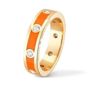 Bague Classique Persan & Bellefond Terre Orange 8 Diamants CJDIOOTC