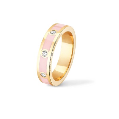 Bague Classique Persan & Bellefond Spiaggia Rosa 3 Diamants CJDISR