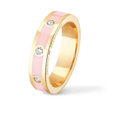 Bague Classique Persan & Bellefond Spiaggia Rosa 3 Diamants CJDISR