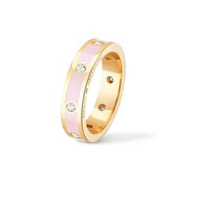 Bague Classique Persan & Bellefond Spiaggia Rosa 8 Diamants CJDISRTC