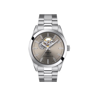 Montre Tissot T-Classic Gentleman Powermatic 80 Open Heart T1274071108100