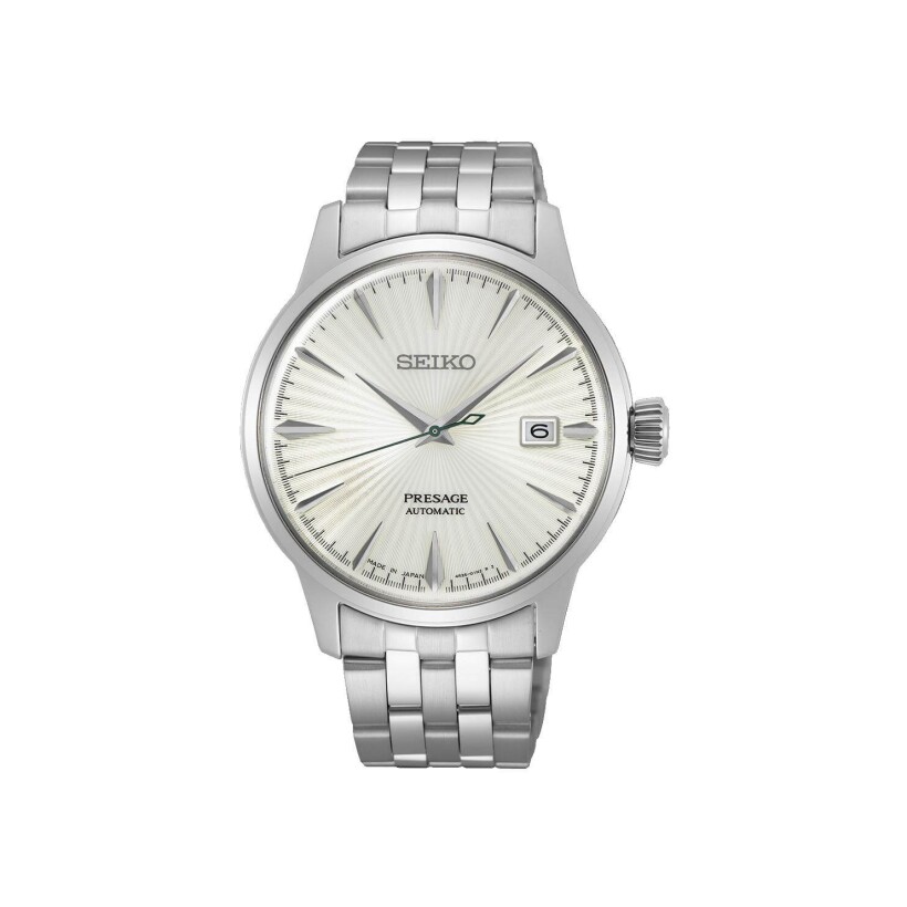 Montre Seiko Presage Cocktail Martini Blanc SRPG23J1