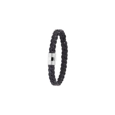 Bracelet Albanu Savane Madikwe en poil d'éléphant et or blanc