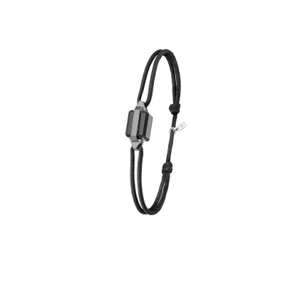 Bracelet Baurocher Limite en titane et jade noir