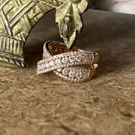 Bague Festival en or rose et diamants