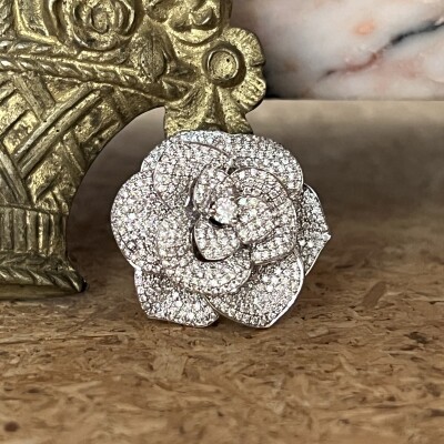 Bague Garden en or blanc et diamants