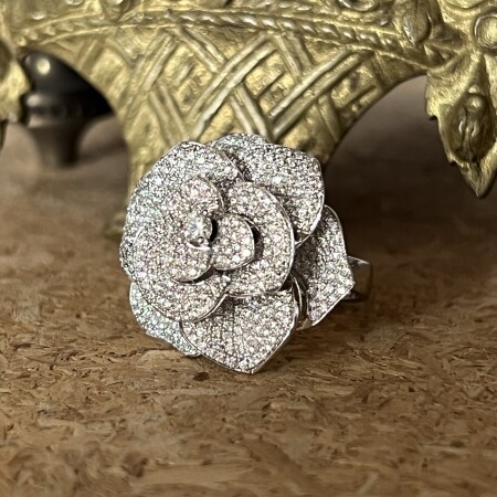 Bague Garden en or blanc et diamants