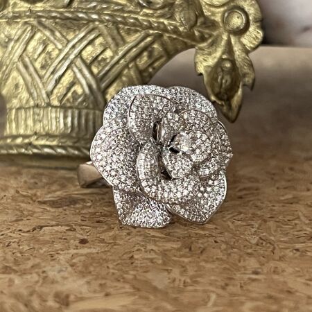 Bague Garden en or blanc et diamants