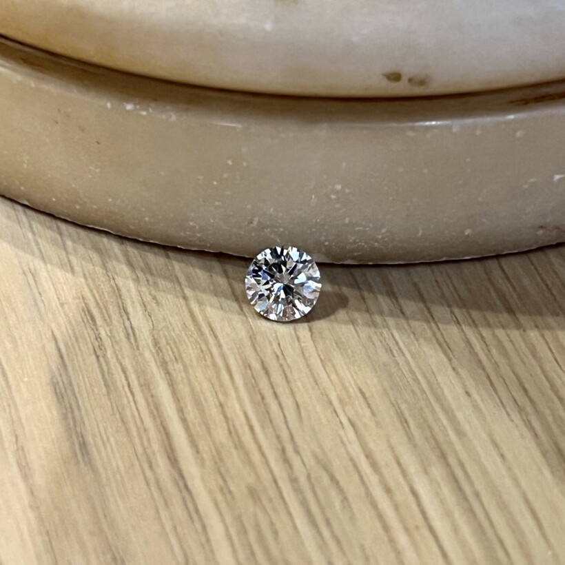 Diamant moderne de 1,49 carat blanc exceptionnel E VVS1