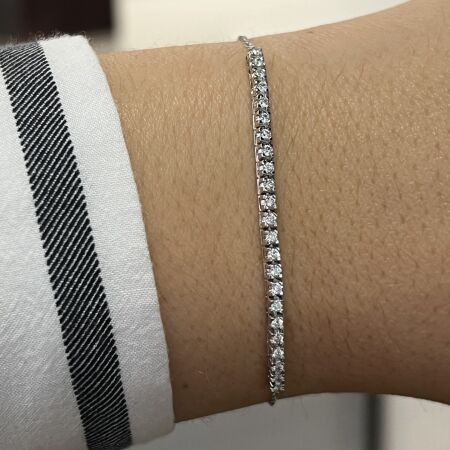 Bracelet Mix Me en or blanc et diamants